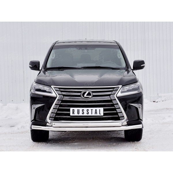 LEXUS LX450d-LX570 2015 (кроме F-Sport) Защита переднего бампера d63 секция-d63 дуга LLX4Z-002514