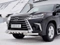 LEXUS LX450d-LX570 2015 (кроме F-Sport) Защита переднего бампера d63 дуга-d63 секции+клыки LLX4Z-002515