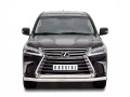 LEXUS LX450d-LX570 2015 (кроме F-Sport) Защита переднего бампера d76 секция-d63 дуга LLX4Z-002517