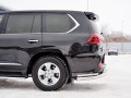 LEXUS LX450d-LX570 2015 (кроме F-Sport) Защита заднего бампера уголки d76 секции-d42 секции LLX4Z-002526