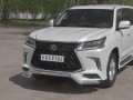 LEXUS LX450d-LX570 2015- (В обвесе TRD Superior) Защита переднего бампера d63 волна LLX4SZ-003232