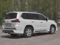 LEXUS LX450d-LX570 2015- (В обвесе TRD Superior) Защита заднего бампера уголки d76 секции