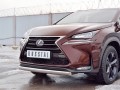 LEXUS NX 200 2014-2016 (кроме F-Sport) Защита переднего бампера d75х42 дуга LNXZ-002573