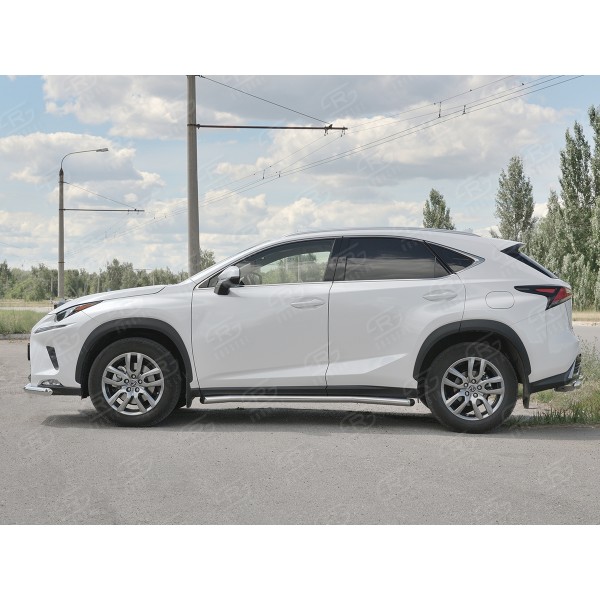 LEXUS NX 300 2017- Пороги труба d63 (вариант 1) LNX3T-0029431