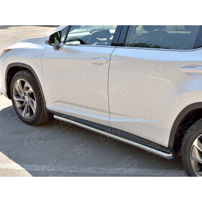 LEXUS RX 350L (not F-Sport) 2018- Пороги труба d63 секция (вариант 1) LRX3T-0032201