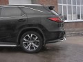 LEXUS RX 350L (not F-Sport) 2018- Защита заднего бампера d75х42 дуга LRX3Z-003225