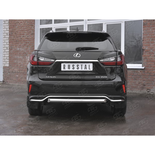 LEXUS RX 350L (not F-Sport) 2018- Защита заднего бампера d63 дуга LRX3Z-003226