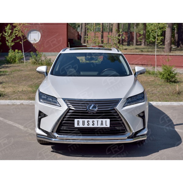 LEXUS RX200t 2015- (кроме F-Sport) Защита переднего бампера d63 секция-d42 дуга LRX2Z-002367