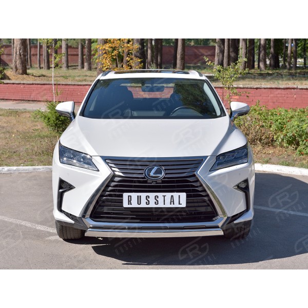 LEXUS RX200t 2015- (кроме F-Sport) Защита переднего бампера 75х42 дуга LRX2Z-002368