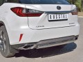 LEXUS RX200t 2015- Защита заднего бампера 75х42 дуга LRX2Z-002375