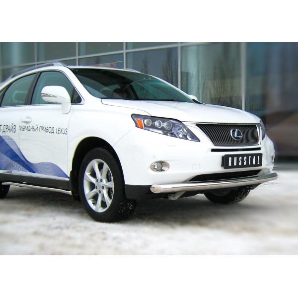 Lexus RX270/350/450 защита переднего бампера d76 (дуга) LRXZ-000400