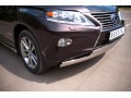 Lexus RX270/350/450 защита переднего бампера d75х42/75х42 овалы LRXZ-000411