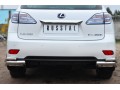 Lexus RX270/350/450 Защита заднего бампера уголки d63/d42 LRXZ-000418