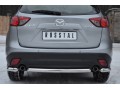 Mazda CX-5 2011-2016 Защита заднего бампера уголки d63 M5Z-001142