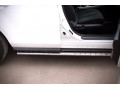 Mazda CX-7 2010-2013 Пороги труба d75х42 овал с проступью MC7O-000645