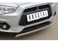 MITSUBISHI ASX 2012-2016 Защита переднего бампера d75х42 овал MASZ-001323