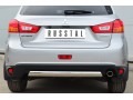 MITSUBISHI ASX 2012-2016 Защита заднего бампера d75х42 овал MASZ-001329