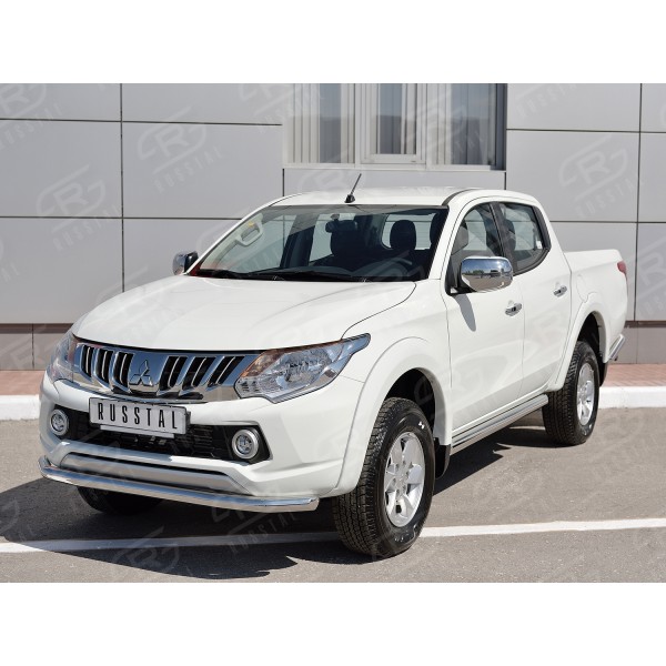 MITSUBISHI L200 2015- Пороги труба d76 (вариант 1) ML2T-0022481