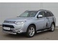 Mitsubishi Outlander 2012-2014 Пороги труба d76 с накладками (вариант 3) MRT-0010543