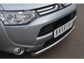 Mitsubishi Outlander 2012-2014 Защита переднего бампера d63 (дуга) MRZ-001047