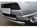 Mitsubishi Outlander 2012-2014 Защита переднего бампера d63/42(дуга) MRZ-001048