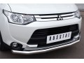 Mitsubishi Outlander 2014 Защита переднего бампера d63 (секции) MORZ-001892