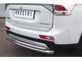 Mitsubishi Outlander 2014 Защита заднего бампера d63 (дуга) d42 (дуга) MORZ-001905