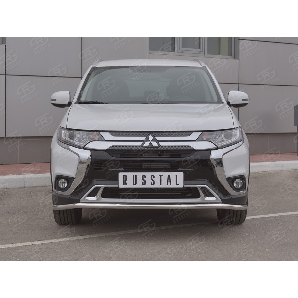 MITSUBISHI Outlander 2018- Защита переднего бампера d42 (секции) MOZ-003200