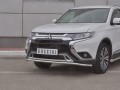 MITSUBISHI Outlander 2018- Защита переднего бампера d42 (секции) MOZ-003200