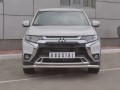 MITSUBISHI Outlander 2018- Защита переднего бампера d63 (секции) MOZ-003201