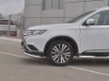 MITSUBISHI Outlander 2018- Защита переднего бампера d63 (секции) d42 (дуга) MOZ-003202