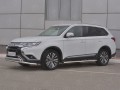 MITSUBISHI Outlander 2018- Защита переднего бампера d63 (секции) d75х42 (дуга) MOZ-003203