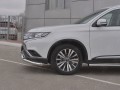 MITSUBISHI Outlander 2018- Защита переднего бампера d63 (секции) d75х42 (дуга) MOZ-003203