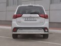 MITSUBISHI Outlander 2018- Защита заднего бампера d63 (секции) MOZ-003211