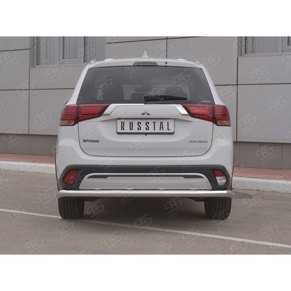 MITSUBISHI Outlander 2018- Защита заднего бампера d63 (секции) MOZ-003211