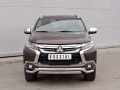 MITSUBISHI PAJERO SPORT 2016 Защита переднего бампера d63 волна-75х42 дуга MPJSZ-002480