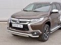 MITSUBISHI PAJERO SPORT 2016 Защита переднего бампера d63 волна-75х42 дуга MPJSZ-002480