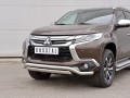 MITSUBISHI PAJERO SPORT 2016 Защита переднего бампера d63 волна-75х42 дуга MPJSZ-002480