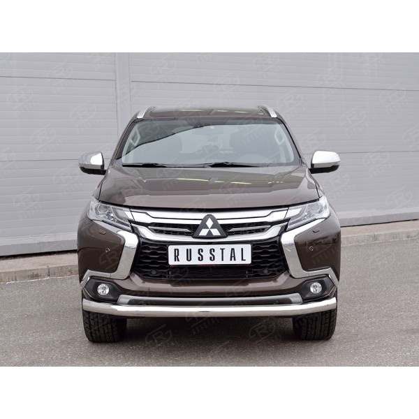 MITSUBISHI PAJERO SPORT 2016 Защита переднего бампера d76 секция MPJSZ-002481