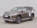 MITSUBISHI PAJERO SPORT 2016 Защита переднего бампера d76 секция-d42 дуга MPJSZ-002482