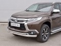 MITSUBISHI PAJERO SPORT 2016 Защита переднего бампера d76 секция-d42 дуга MPJSZ-002482