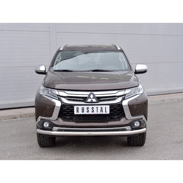 MITSUBISHI PAJERO SPORT 2016 Защита переднего бампера d63 секция MPJSZ-002483