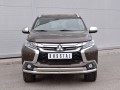 MITSUBISHI PAJERO SPORT 2016 Защита переднего бампера d63 секция-75х42 дуга MPJSZ-002485