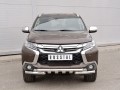 MITSUBISHI PAJERO SPORT 2016 Защита переднего бампера d63 дуга-d63 уголки+клыки MPJSZ-002486