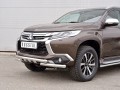 MITSUBISHI PAJERO SPORT 2016 Защита переднего бампера d63 дуга-d63 уголки+клыки MPJSZ-002486