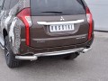 MITSUBISHI PAJERO SPORT 2016 Защита заднего бампера уголки d76 секция MPJSZ-002490