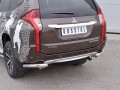 MITSUBISHI PAJERO SPORT 2016 Защита заднего бампера уголки d63 секция MPJSZ-002491