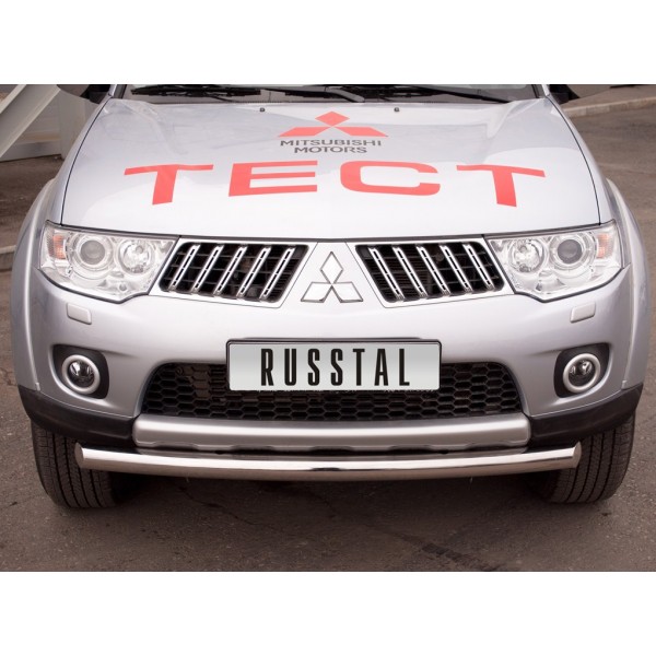 Mitsubishi Pajero Sport 2010-2012 защита переднего бампера d76 PSZ-000920