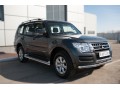 Mitsubishi Pajero 4 2014- Защита переднего бампера d63 (секции) d63 (дуга)+декор MPZ-002043