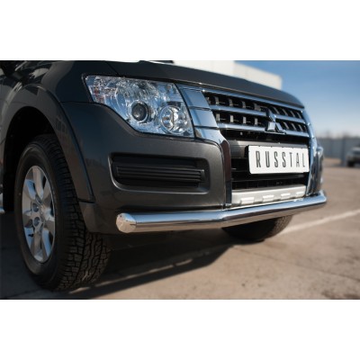 Mitsubishi Pajero 4 2014- Защита переднего бампера d76 (секции) MPZ-002044